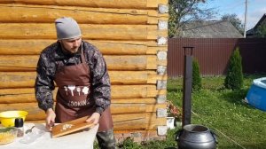 Гороховый суп с копченостями в афганском казане/Рецепт просто песня!!!