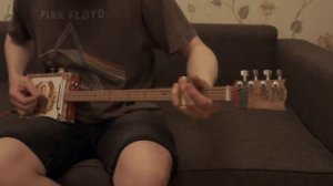 4х струнная сигарбокс гитара -"El Libertador" - Preacher Cigar box guitars Санкт-Петербург