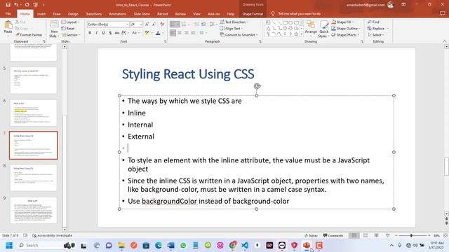 How To Style ReactJS using CSS смотреть онлайн