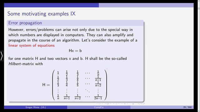 Computational Finance - Summer Term 2021 - Lecture 1