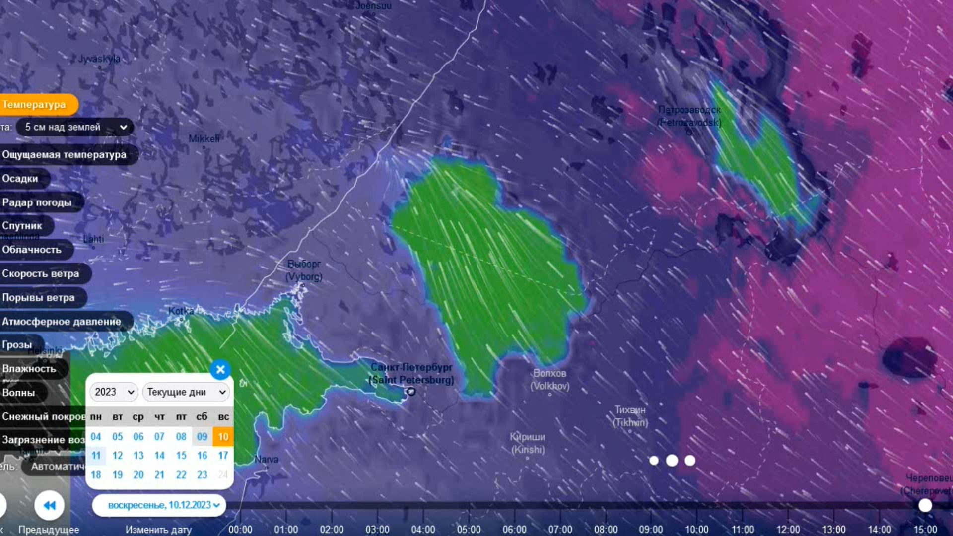 9-16 декабря. Ладожское озеро все еще не покрыто льдом - озерный эффект