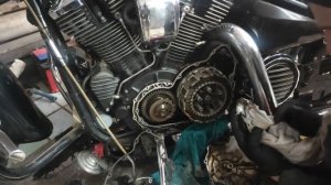 Yamaha xv 1600 Road Star Замена выжимного подшипника корзины сцепления