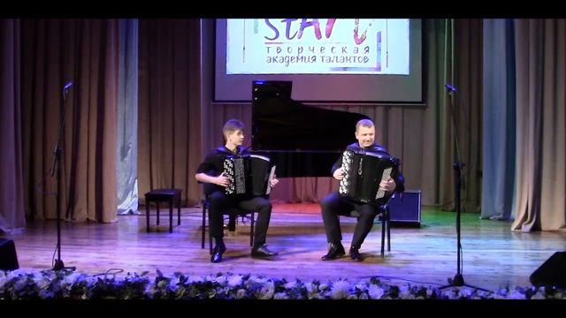 А. Фоссен "Летящие листья" Сергей и Владислав Меличенко (баян),Гомельская ДШИ, "StArt", Любань-202 смотреть онлайн