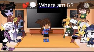 |gacha club| undertale reacts to frisk au themes