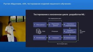 Рустам Абдуллаев, «ИИ, тестирование моделей машинного обучения»