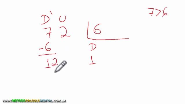 COMO DIVIDIR 72 POR 6? Dúvida de aluno смотреть онлайн