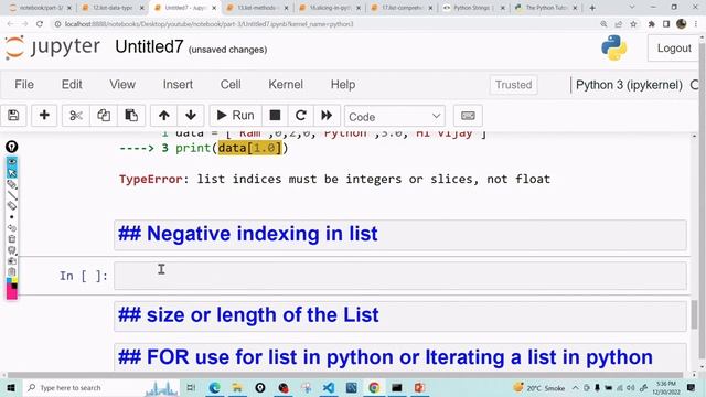 List in python | Python lists | Python list | Lists in python | List in python with example