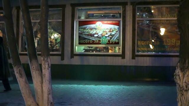 Экран обратной проекции (видео-витрина) в ресторане смотреть онлайн