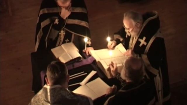 Великий четверг Страстной седмицы | митрополит Антоний Сурожский | служба двенадцати Евангелий Право