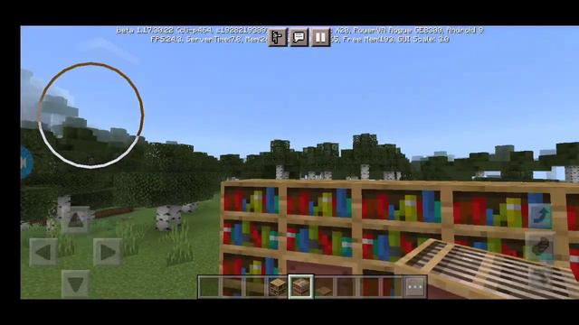 Как построить пустые книжные полки в Майнкрафт. Лайфхак из тик-тока. смотреть онлайн