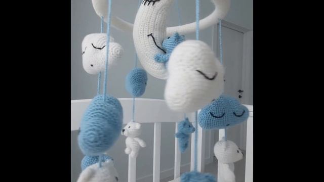 Мобиль на кроватку с мягкими игрушками на кроватку для новорожденных :) смотреть онлайн