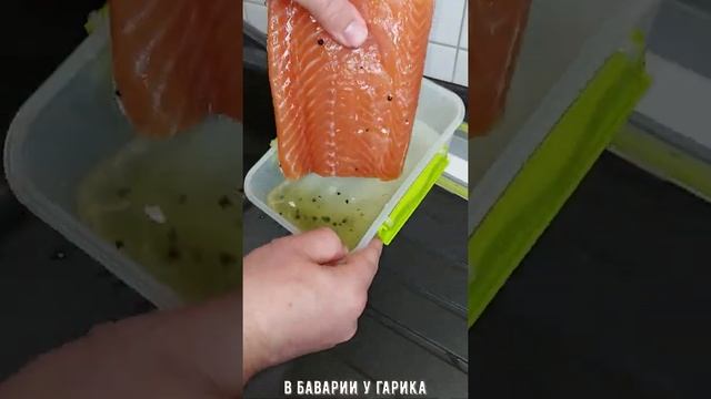 Слабосоленая семга в домашних условиях рецепт Cured Salmon Recipe