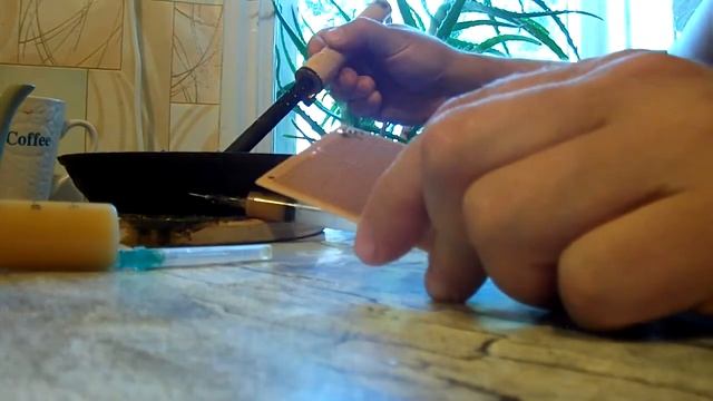 Испытание моего флюса из канифоли спирта и .... смотреть онлайн