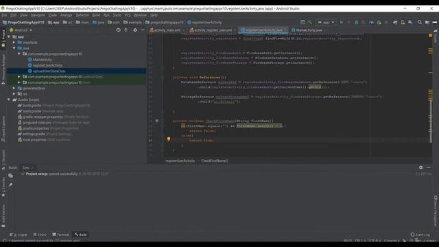 How to make Chat App using Android Studio #Part 4 | Prego Coding Classes
