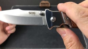 Нож "Fielder" 7Cr13 Cтабилизированная древесина FF30 от SOG