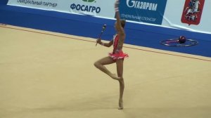 Яна Кудрявцева, булавы. Гран-При 2013, Москва 01.03.2013