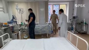 Воробьёв посетил раненных при взрыве в Сергиевом Посаде