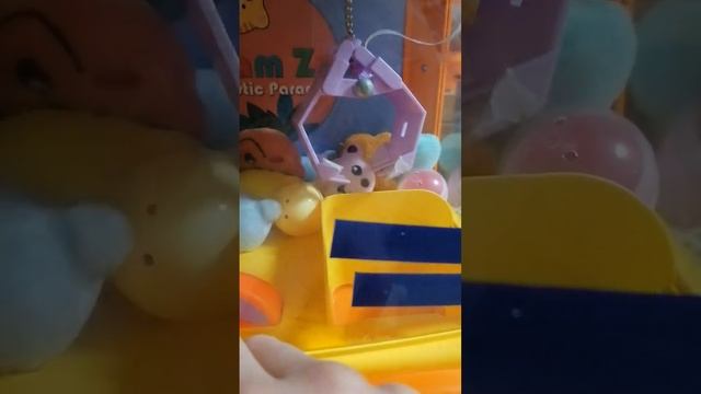 Автомат плюшевый куб! Мини хватайка.