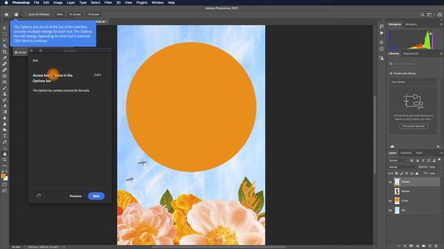 Photoshop 2021 Hand-on Tutorials Walkthrough - Get to know the app смотреть онлайн