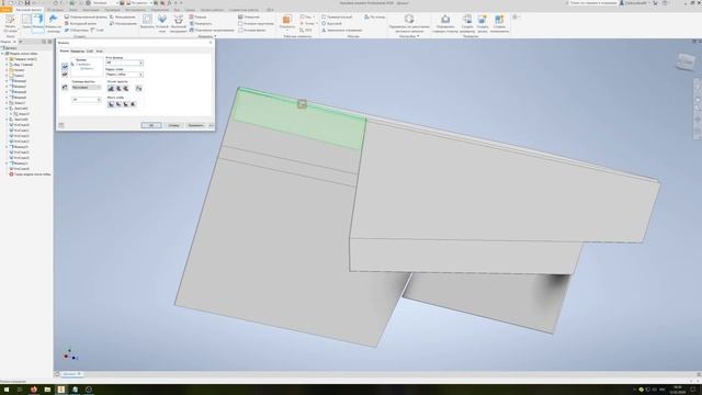 Пример работы с листовым металлом в autodesk inventor 2 (без звука) смотреть онлайн