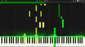 His Theme - Undertale - Piano Synthesia Tutorial//Taioo