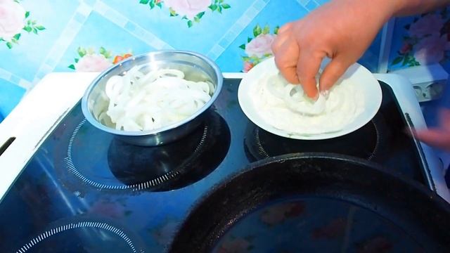 Как приготовить камбалу Приготовление рыбы камбала в фольге с кусочком масла и луком в муке по няшк