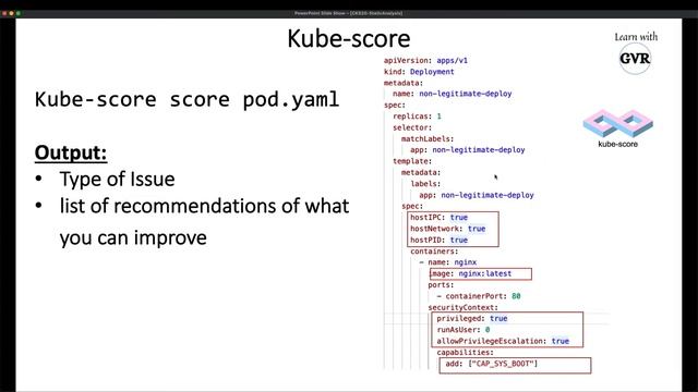 Kubernetes Security -Static analysis using Kubesec, Kube-score, KubeLinter, Checkov & KubeHunter- 2