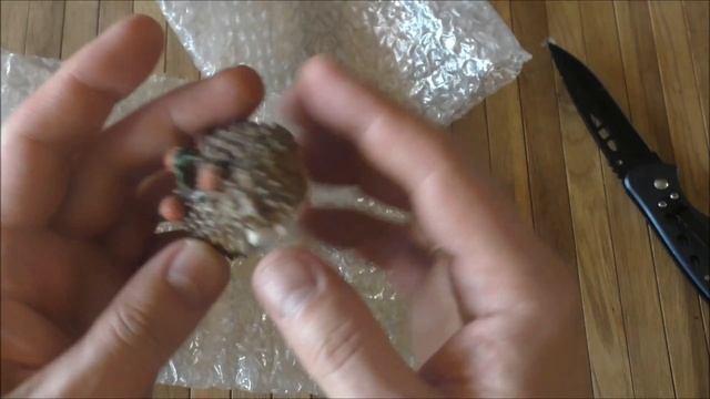 Посылка с Ebay.Декоративные фигурки животных(Ёжики). смотреть онлайн