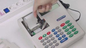 Как поменять бумагу в кассе ОРИОН 100К (ДЕТАЛЬНО) // ООО ПОРТ