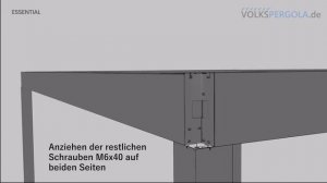 Volkspergola.de präsentiert: Montageanleitung Essential Pergola