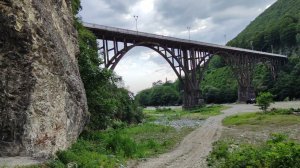 #Гумиста Река! Мост! Абхазия! Волшебная Природа 4К! ПОДПИШИСЬ!