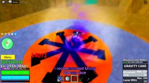[Blox Fruit]God Human + Ice V2 + Gravity cane Combo