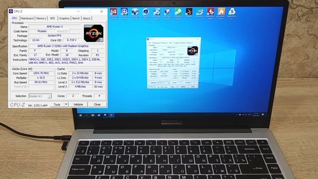 Обзор 14.1" ноутбука Unchartevice 6540: алюминий, Ryzen 3 и Astra Linux