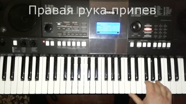 Разбор на синтезаторе. Михаил Шуфутинский "Наколочка" вторая часть урока. смотреть онлайн