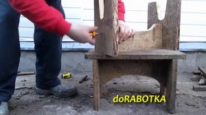 ✅ Стул из досок своими руками от doRABOTKA