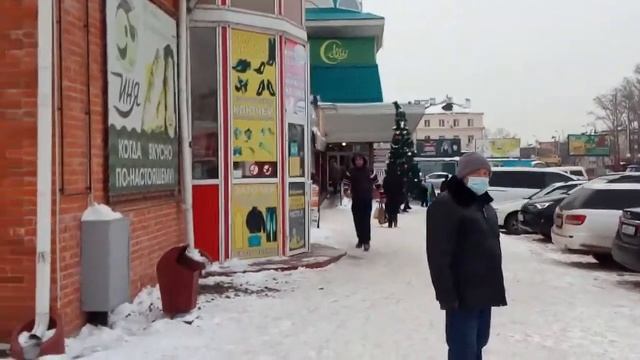Торговые павильоны на рынке, Хабаровск смотреть онлайн