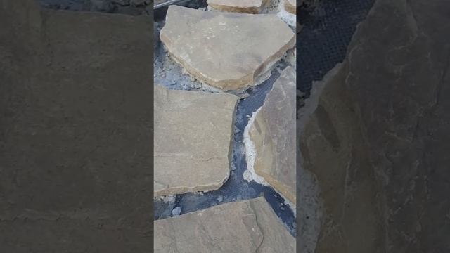 Дорожка из дикого камня пластушника. смотреть онлайн