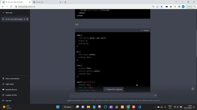 Build a To Do List website in 1 Minute using ChatGPT #openai #chatgpttutorial