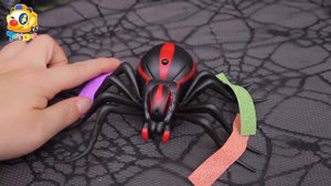 Scary Spider Catches Panda | Poli Car Rescue Team | Halloween Costume | Halloween Cartoon | ToyBus