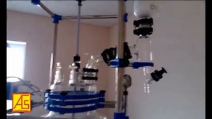 Реактор химический стеклянный 100л