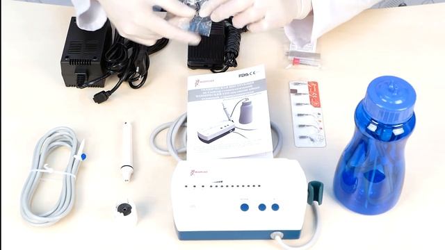 Woodpecker UDS-L LED - автономный ультразвуковой скалер с фиброоптикой | Stomdevice Unboxing смотреть онлайн