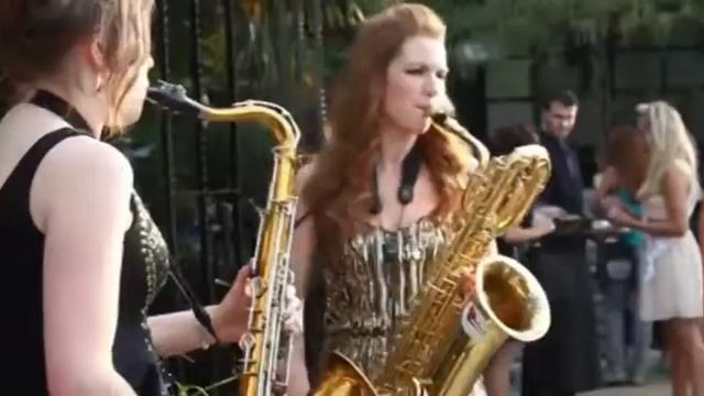 The Saxophone Quartet performing Feeling Good - Available from AliveNetwork.com смотреть онлайн