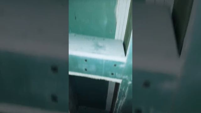 Колонна с полками из гипсокартона
