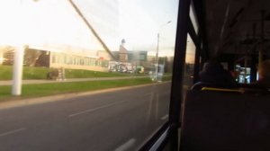 Минск, поездка на автобусе МАЗ-103.465, рег.№ АК 4277-7, марш.157 (21.04.2023)