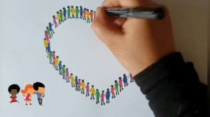 Легкий рисунок Днем защиты детей | Рисунок плаката ко Дню защиты детей .