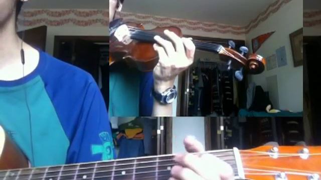 My Song - Angel Beats Violin  Guitar Cover