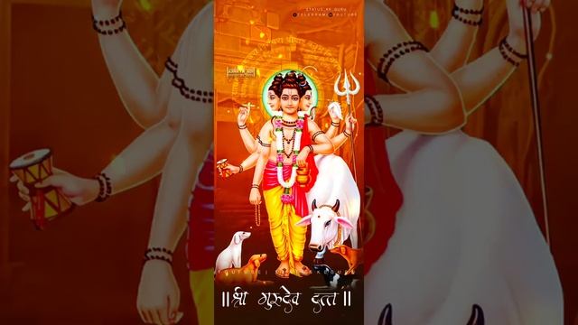 Shree guru Dev Datta 4K Fullscreen Whatsapp Status 2021 | Gurudev Dattatray Maharaj Status|Digambar