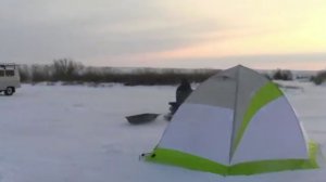 Миниснегоход Хаски Вьюга тест драйв2