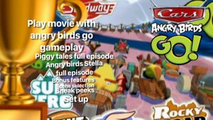 Cars 2006 dvd menu angry birds go style
