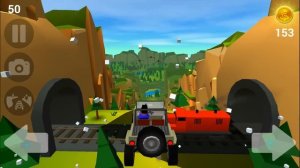 НА ДЖИПЕ БЕЗ ТОРМОЗОВ  И В ПОЕЗД - Faily Brakes ИГРА как мультик про машинки